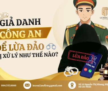 GIẢ DANH CÔNG AN ĐỂ LỪA ĐẢO BỊ XỬ LÝ NHƯ THẾ NÀO?