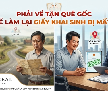 PHẢI VỀ TẬN QUÊ GỐC ĐỂ LÀM LẠI GIẤY KHAI SINH BỊ MẤT?
